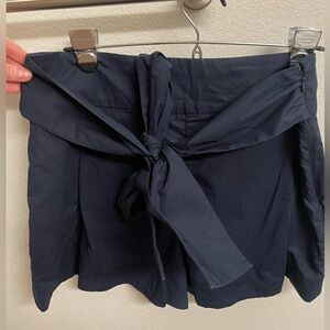 J Crew Navy Paperbag Shorts